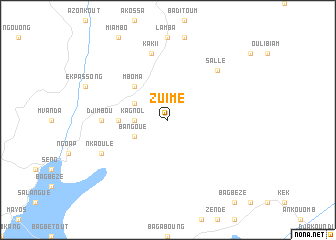 map of Zuime