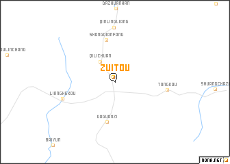 map of Zuitou