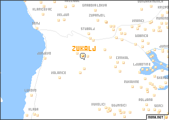 map of Žukalj