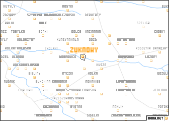 map of Żuk Nowy