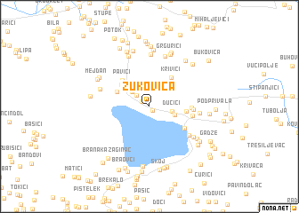 map of Žukovica