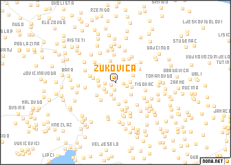 map of Žukovica