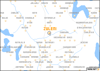 map of Zuleni