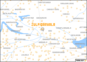 map of Zulfiqārwāla