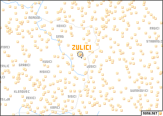map of Zulići