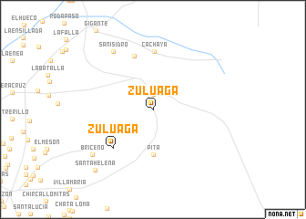 map of Zuluaga