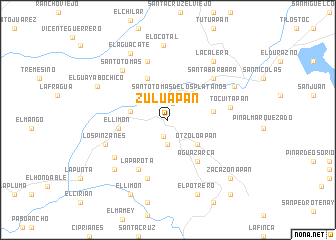 map of Zuluapan