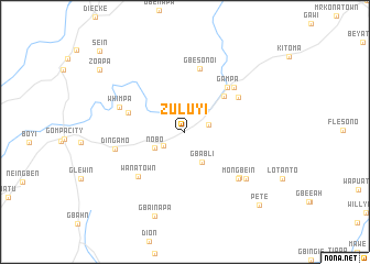 map of Zuluyi