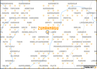 map of Zum Ahmadu