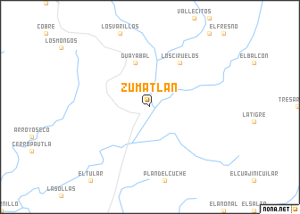 map of Zumatlán