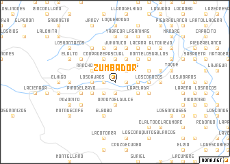 map of Zumbador