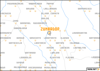 map of Zumbador