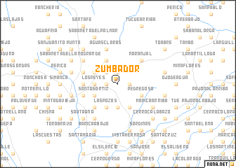 map of Zumbador