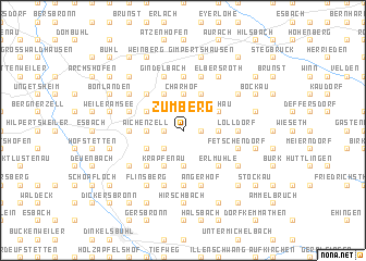 map of Zumberg