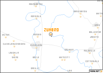 map of Zumbro