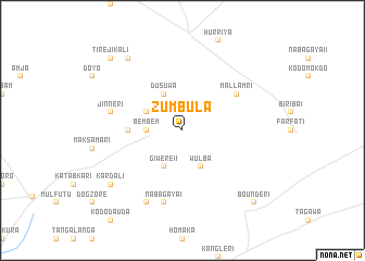 map of Zumbula