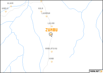 map of Zumbu