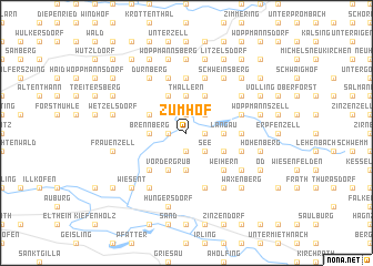 map of Zumhof