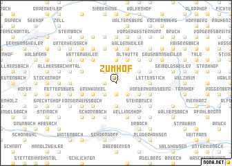 map of Zumhof