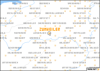 map of Zumweiler