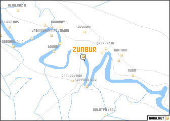 map of Zunbūr