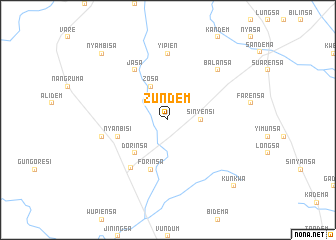 map of Zundem