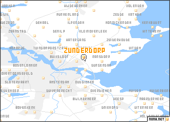 map of Zunderdorp