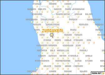 map of Zungukeni