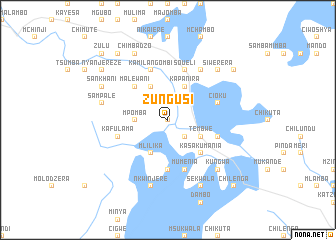 map of Zungusi