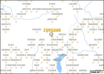 map of Zunguwa