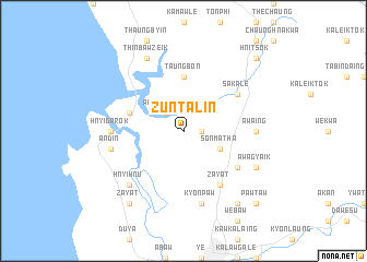 map of Zuntalin