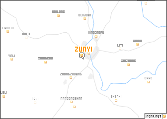 map of Zunyi