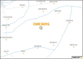 map of Zuocheng