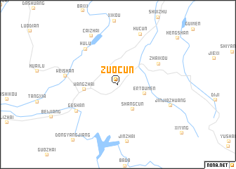 map of Zuocun