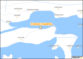 map of Zuogezhuang
