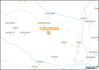 map of Zuojiagou