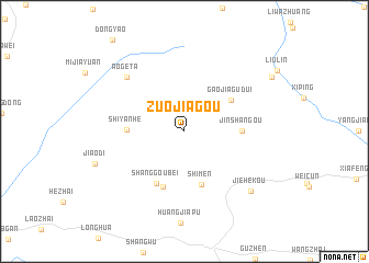 map of Zuojiagou