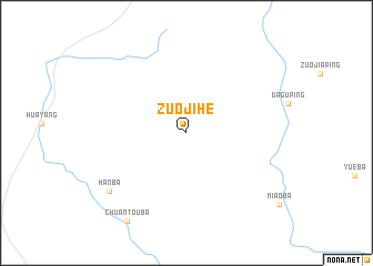 map of Zuojihe