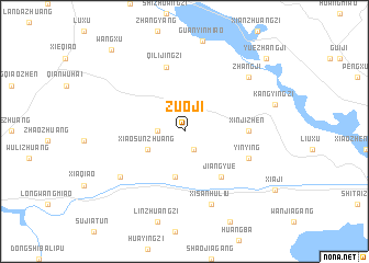 map of Zuoji