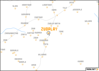 map of Zuoplay