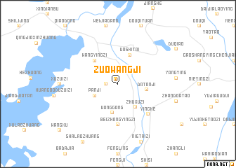 map of Zuowangji