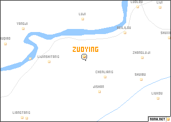 map of Zuoying