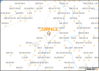 map of Zuppeld