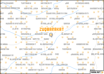 map of Zūq Barakāt