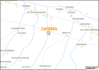 map of Zūrābād