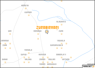 map of Zura Birmari