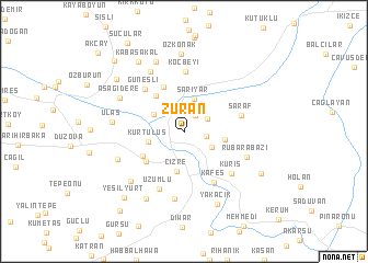 map of Zuran