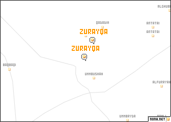 map of Zurayqāʼ