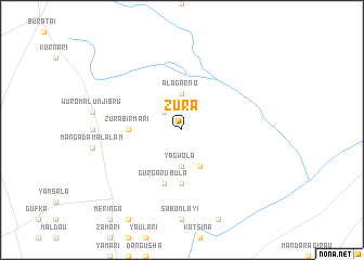 map of Zura