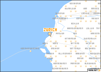 map of Zurich